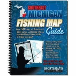 SportsMaps Southeastern Michigan Fishing Map Guide