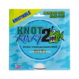 Aquateko Knot 2 Kinky Single Strand Nickel-Titanium Leader Wire