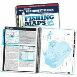 SportsMaps Northwestern Michigan Fishing Map Guide