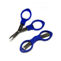 Gamakatsu Folding Braid Scissors With Split Ring Opener